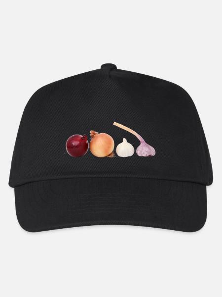 Allium Farbpalette Muster - Kinder Basecap - Schwarz