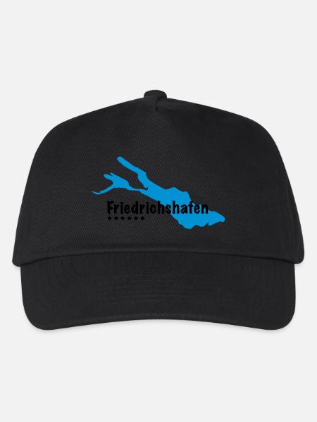 Friedrichshafen Bodensee - Kinder Basecap - Schwarz