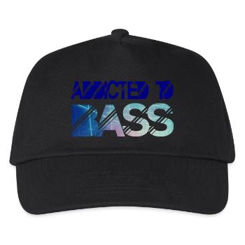 Addicted to bass - Kids’ Baseball Cap - black - Front