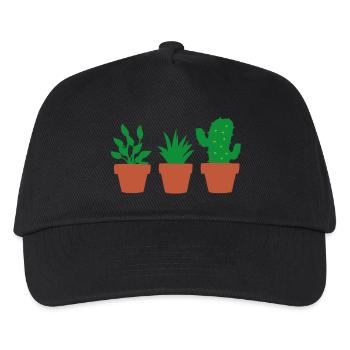 plants - Kids’ Baseball Cap - black - Front