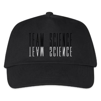 Team Science Mirrored - Kids’ Baseball Cap - black - Front