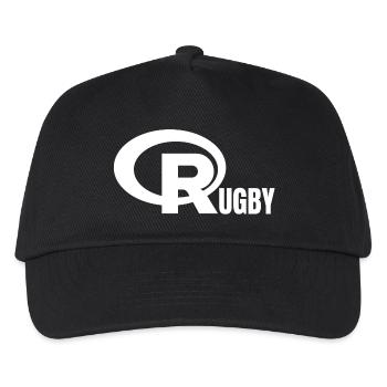 Rugby, Rugby-Sport, Rugby-Humor - Kinder Basecap - Schwarz - Vorne