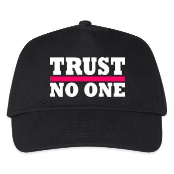 Trust no one - Kids’ Baseball Cap - black - Front