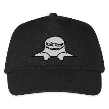 Wall Spirit Comic Monster - Kids’ Baseball Cap - black - Front