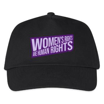 womens rights Feminist Zitat - Kinder Basecap - Schwarz - Vorne