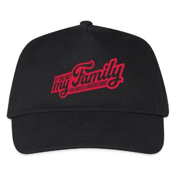 you would understand quote - Kids’ Baseball Cap - black - Front