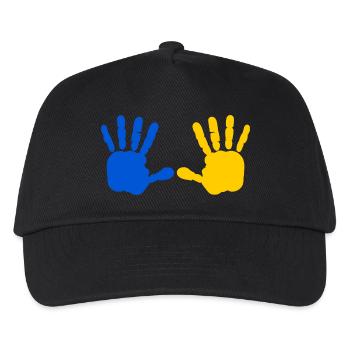Ukraine - Kinder Basecap - Schwarz - Vorne