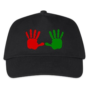 Iran - Main rouge - main de sang - BLOODY HAND - Casquette de baseball Enfant - noir - Devant