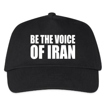 Be the voice of iran - Kids’ Baseball Cap - black - Front