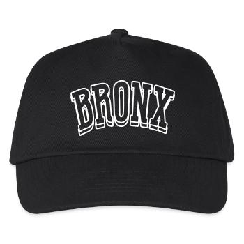 bronx shirt - Kinder Basecap - Schwarz - Vorne