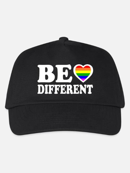 Be different - Kinder Basecap - Schwarz