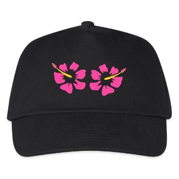 Flower Pink Pink Flower Flowers Pink Pink Flowers - Kids’ Baseball Cap - black - Front