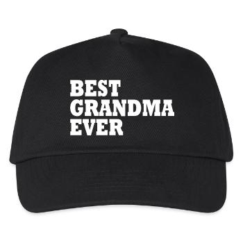 Best grandma ever - Kinder Basecap - Schwarz - Vorne