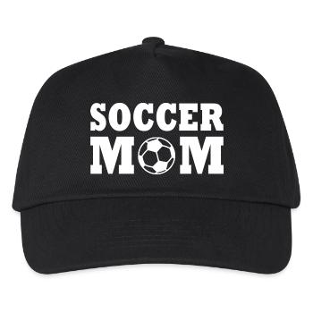 Soccer mom - Kinder Basecap - Schwarz - Vorne