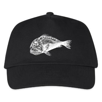 Fish of life! - Monster Fish Fishing T-Shirt - Kids’ Baseball Cap - black - Front