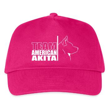 TEAM American Akita Dog Dog Wilsigns - Kids’ Baseball Cap - fuchsia - Front
