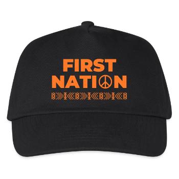 first nation indigenous USA - Kids’ Baseball Cap - black - Front