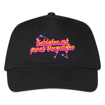 Le pur plaisir de dormir - Casquette de baseball Enfant - noir - Devant