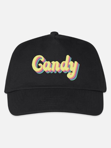 CANDY vintage design - Kinder Basecap - Schwarz