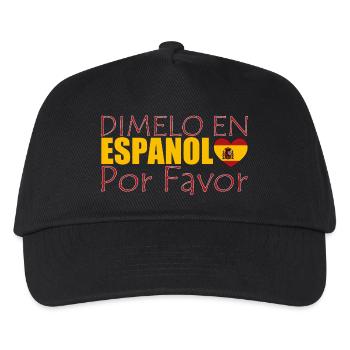 Espagnol Professeur d’espagnol Langue - Casquette de baseball Enfant - noir - Devant