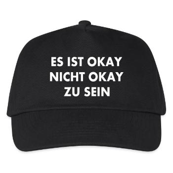 C’est normal de ne pas aller bien - Casquette de baseball Enfant - noir - Devant