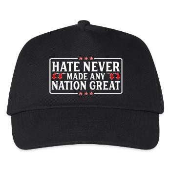 Hate Never Made Any Nation Great Anti  - Kids’ Baseball Cap - black - Front