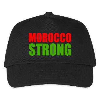 Morocco strong - Casquette de baseball Enfant - noir - Devant