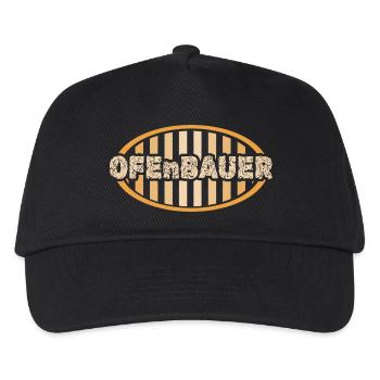 Stove builder as a job - Kids’ Baseball Cap - black - Front