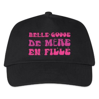 Beautiful kid from mother to daughter - Kids’ Baseball Cap - black - Front