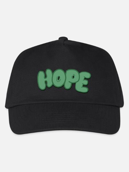hope - Kinder Basecap - Schwarz