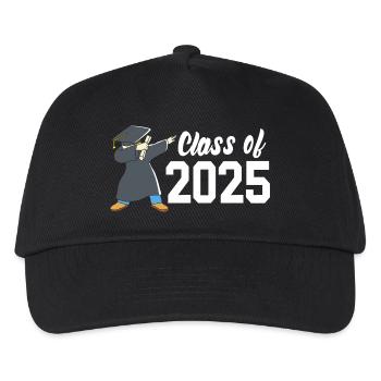Klasse von 2025 Abi Abiturient Abitur 2025 - Kinder Basecap - Schwarz - Vorne