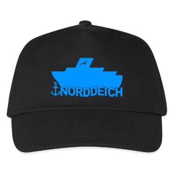 Ferry Norddeich Logo - Kids’ Baseball Cap - black - Front