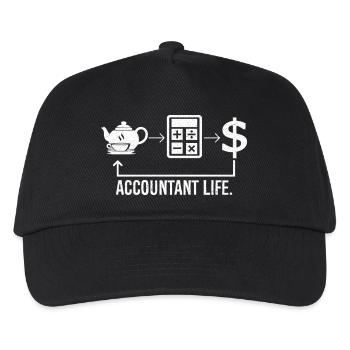 Accountant Life - Kids’ Baseball Cap - black - Front