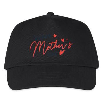 Happy Mather Day - Kinder Basecap - Schwarz - Vorne