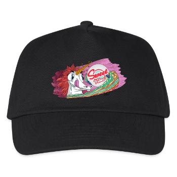 Sweet Vibez - Kids’ Baseball Cap - black - Front