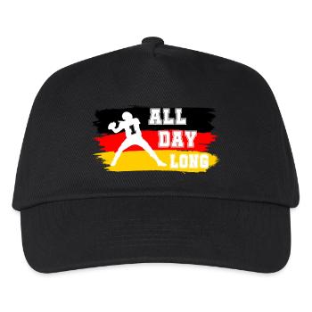 All Day Long DE - Kinder Basecap - Schwarz - Vorne