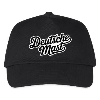 Deutsche Mast - Deutsche Memes - Kinder Basecap - Schwarz - Vorne