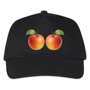 Apple 2 - Kids’ Baseball Cap - black - Front