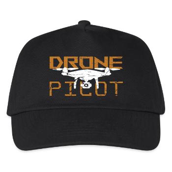 Drone, Pilote, Pilote De Drone - Casquette de baseball Enfant - noir - Devant
