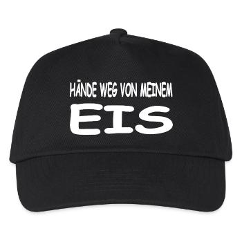 Glace - Casquette de baseball Enfant - noir - Devant