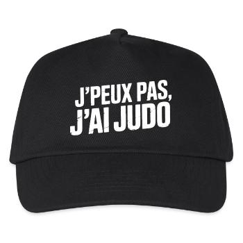 Je Peux Pas J'ai Judo Humour Cadeau - Casquette de baseball Enfant - noir - Devant