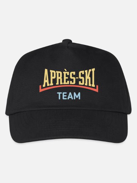 Après-Ski Team (Après Ski / Concave / 3C) - Kids’ Baseball Cap - black