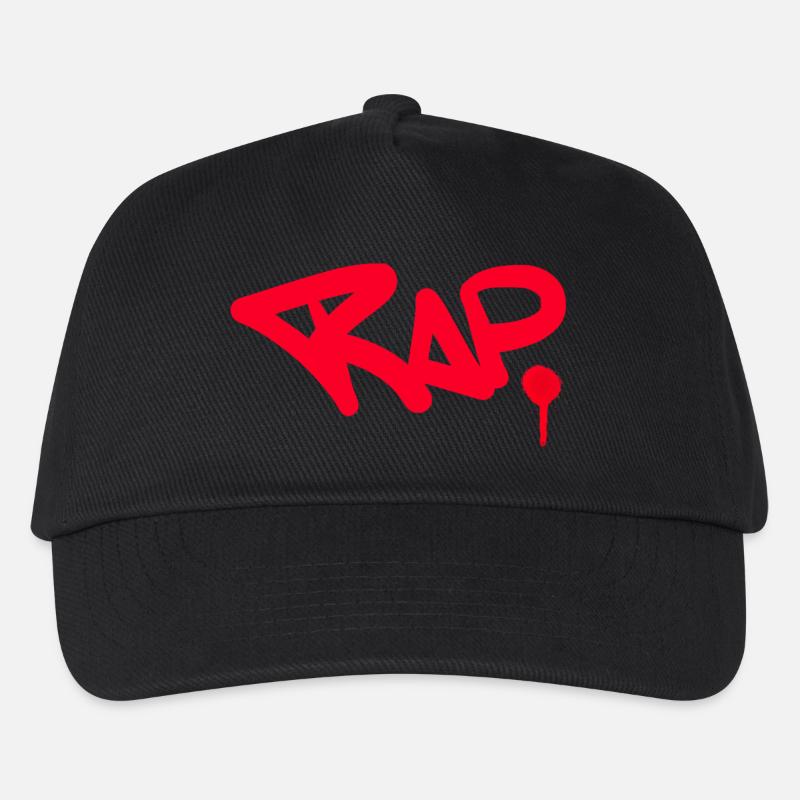 Rap graffiti-spraydesign för fans - Basebollkeps barn - svart