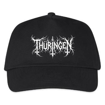 Thüringen Black Metal – Extremes Logo Motiv - Kinder Basecap - Schwarz - Vorne