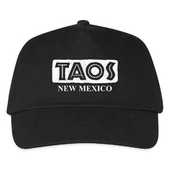 Taos - New Mexico - United States of America - Kinder Basecap - Schwarz - Vorne