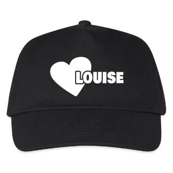 Geboren Louise - Kinder Basecap - Schwarz - Vorne