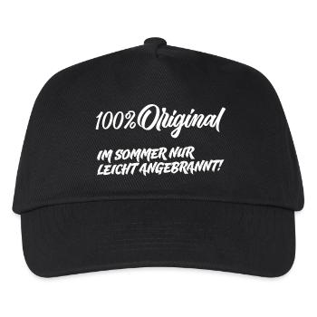 100% Original – leicht angebrannt - Kinder Basecap - Schwarz - Vorne