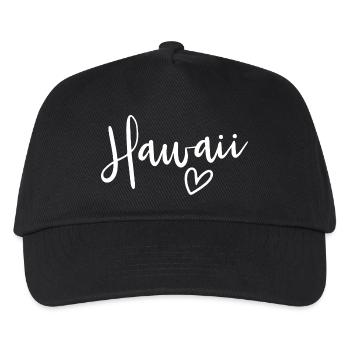 Hawaii Heart Women's Love Hawaii - Kinder Basecap - Schwarz - Vorne