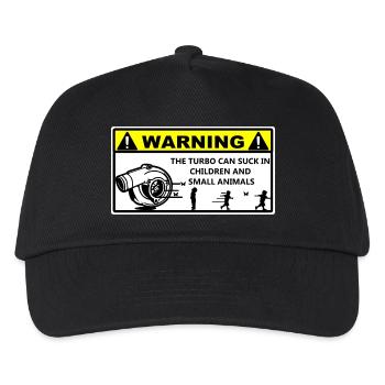 Avertissement Turbo - Casquette de baseball Enfant - noir - Devant