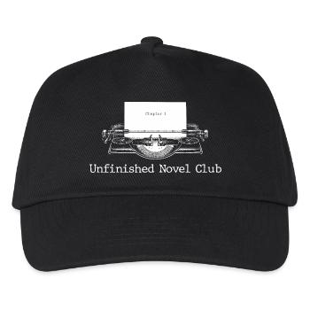 Unfinished Novel Club Bookish Writer Aesthetic - Kids’ Baseball Cap - black - Front